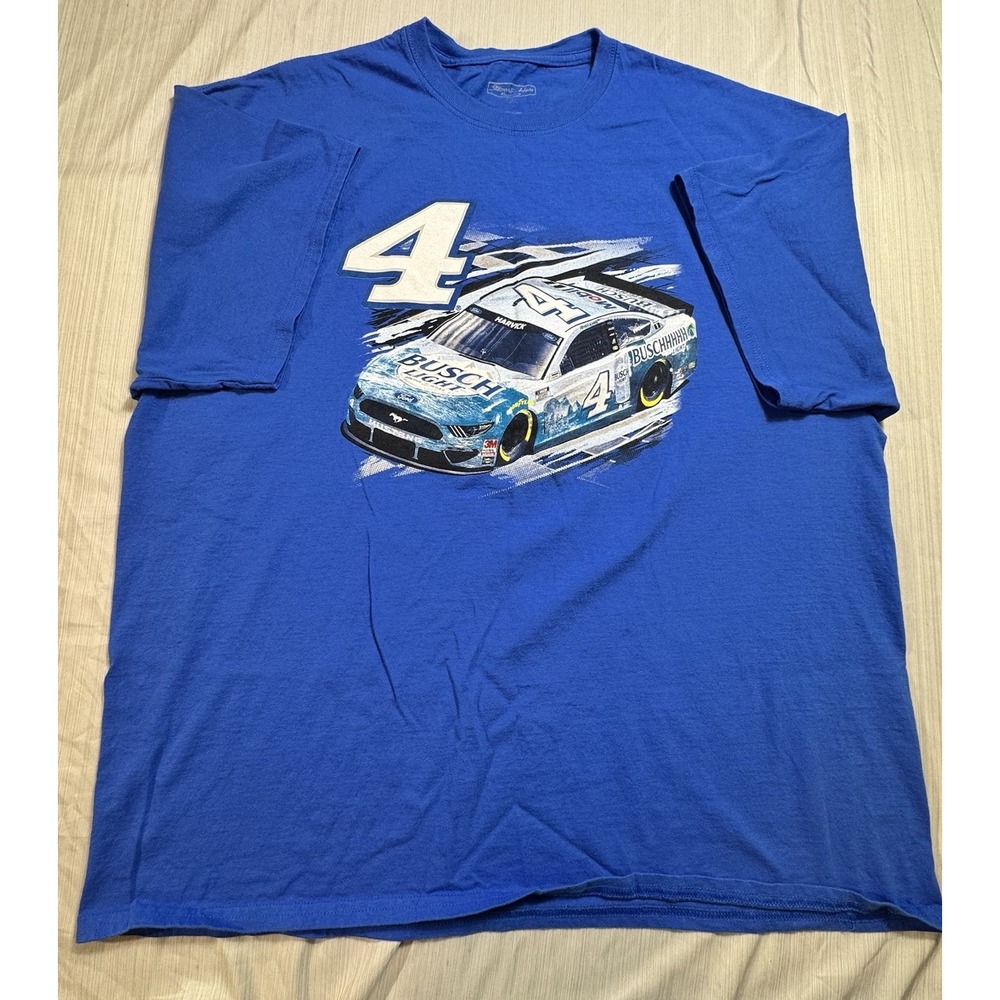 Kevin Harvick #4 Stewart-Haas Racing  Dark Blue 2XL T-shirt NASCAR Pre-owned